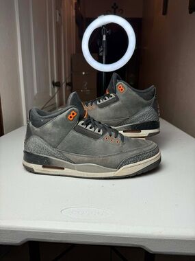 Nike Air Jordan 3 Retro Fear 2023 Black Orange Cement CT8532-080 Men’s 13